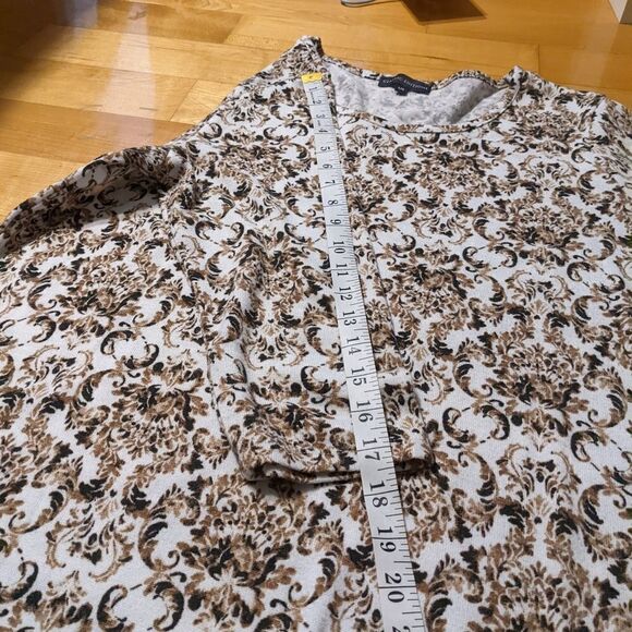 Classic editions Barocco boho damask knit shirt Large @F1 - Picture 3 of 11